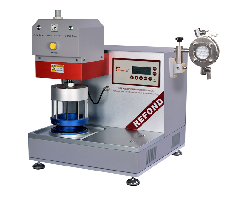 Hydrostatic pressure resistance and protective clothing resistance synthetic blood penetration tester Hydrostatic pressure resistance and protective clothing resistance synthetic blood penetration tester - Image 1