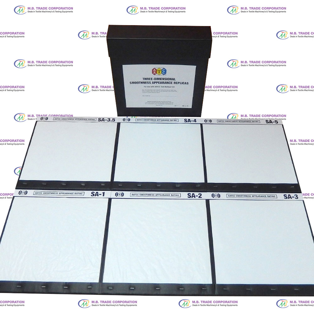 AATCC-#68353A,-Smoothness-Appearance-Rating-Replicas,-set-of-6pcs AATCC Smoothness Appearance Rating Replicas