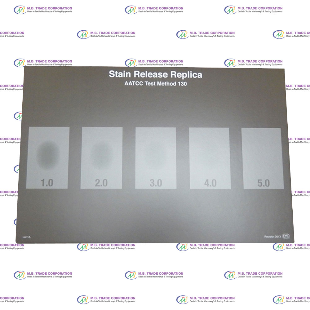 AATCC-#68379A,-Stain-Release-Rating-Replica AATCC Stain Release Rating Replica