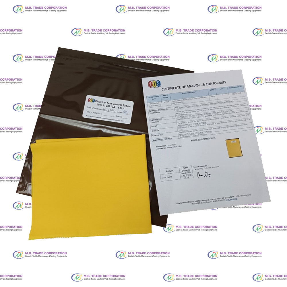 AATCC-Chlorine-Test-Control-Fabric AATCC Chlorine Test Control Fabric (yellow)