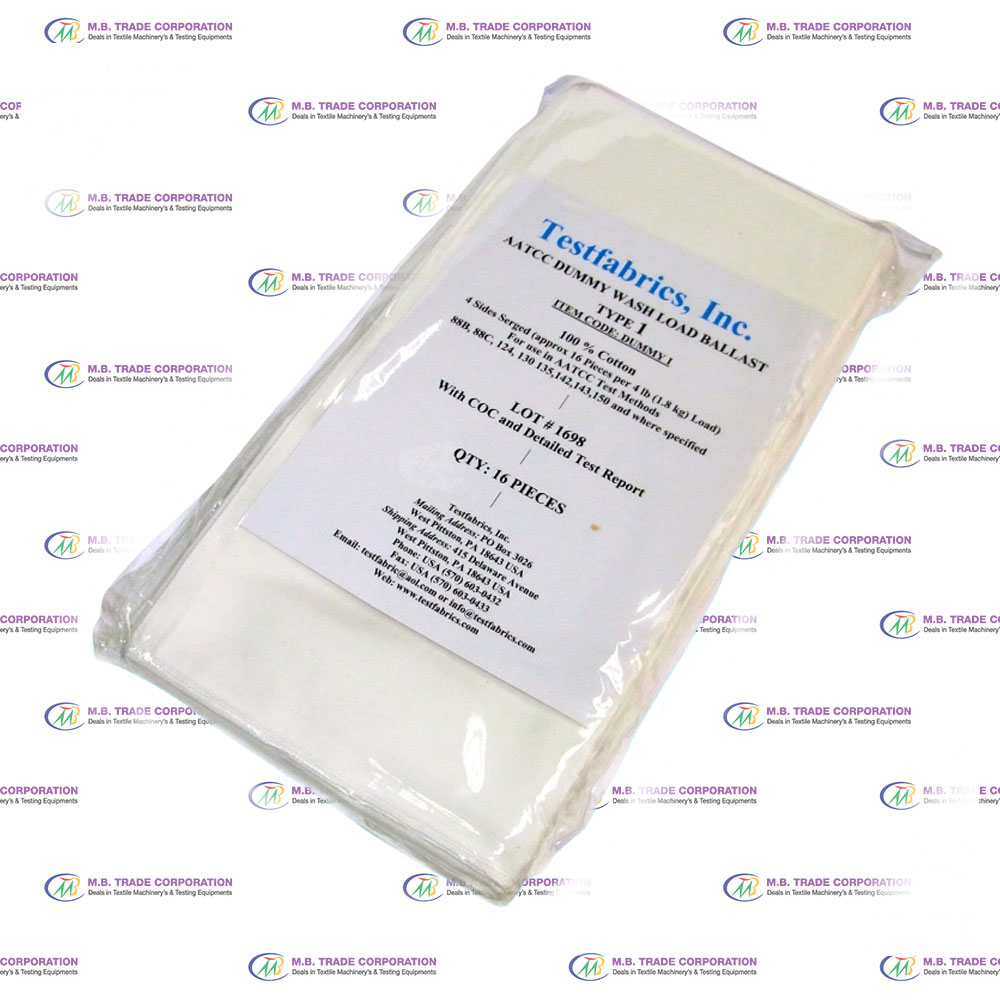 Testfabrics-#AAT-Type-I,-Cotton-Wash-Load-Ballst-(Dummy) Testfabrics Cotton Wash Load Ballst (Dummy)