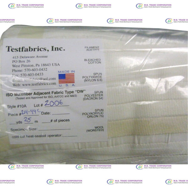 Sample Testing Fabrics Testfabrics Multi-Fiber Fabric