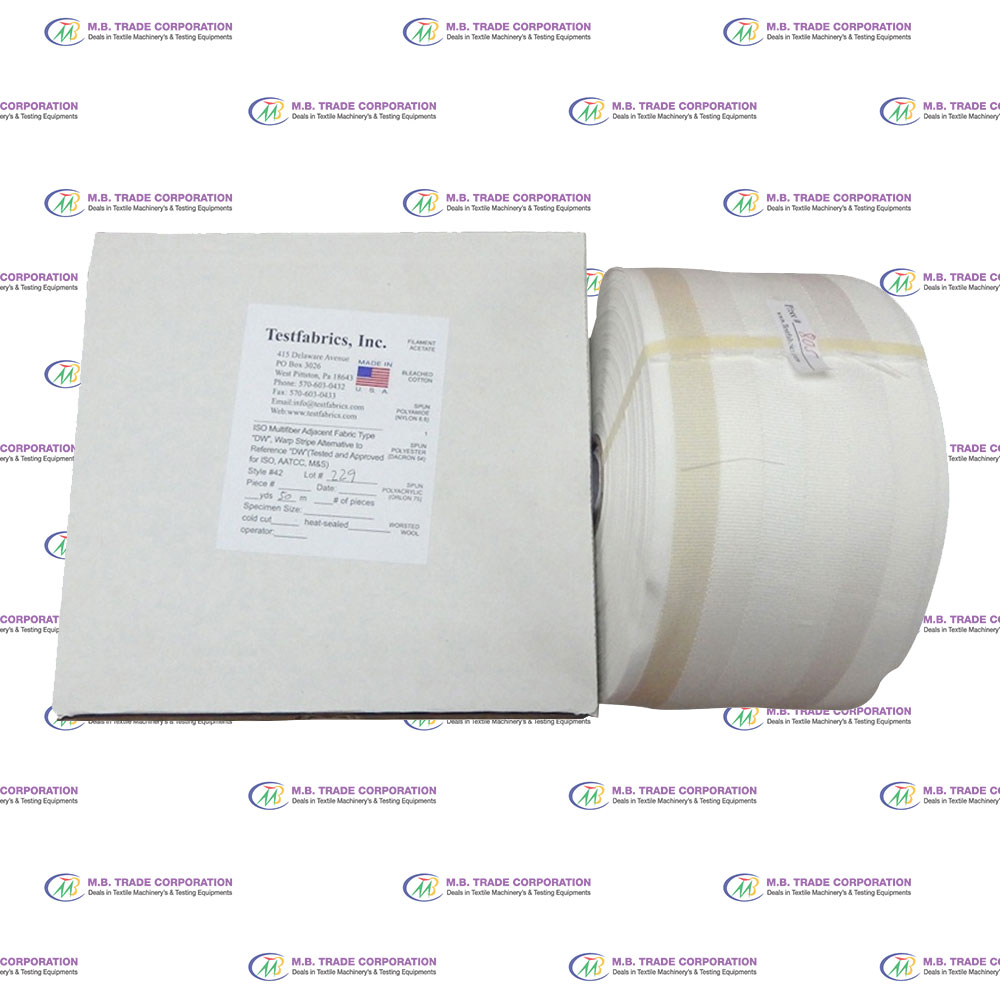 Testfabrics-#MFF-41-(TV),-Multi-Fiber-Fabric Testfabrics Multi-Fiber Fabric for high temperature wash tests